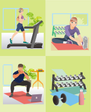 fitness illustration
