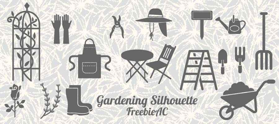 gardening silhouette