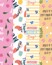 Mother's Day illustration pattern vol.2