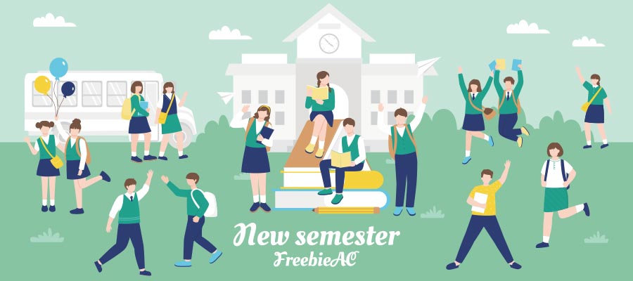 back to school illustration collection