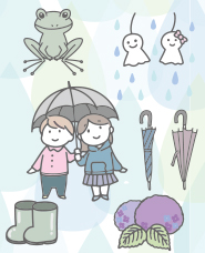 bộ sưu tập minh họa mùa mưa