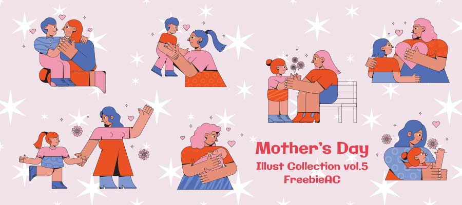 Mother's Day Illustration Collection vol.5