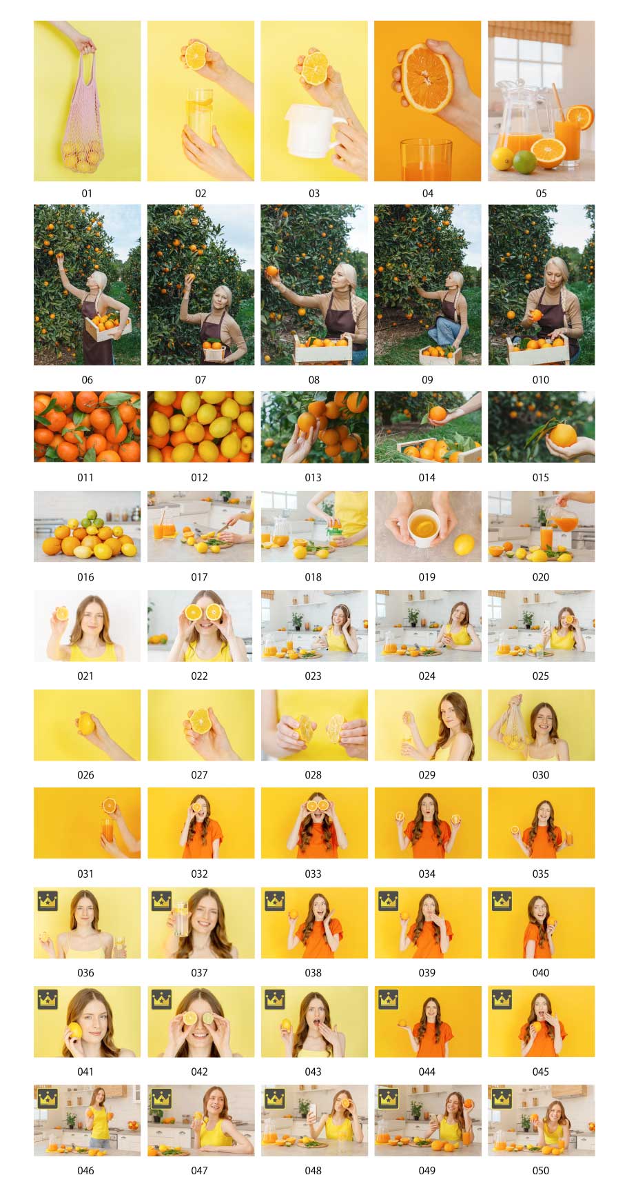 オレンジ・レモンの写真