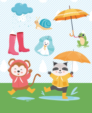 Rainy season illustration collection vol.2