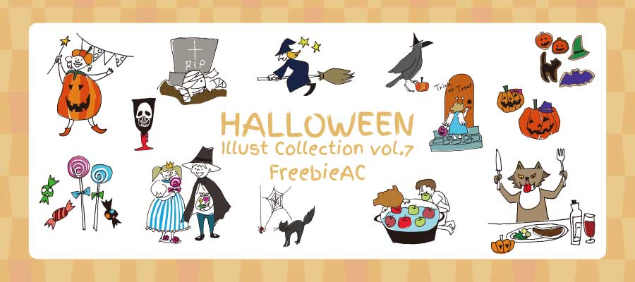 Halloween illustration collection vol.7