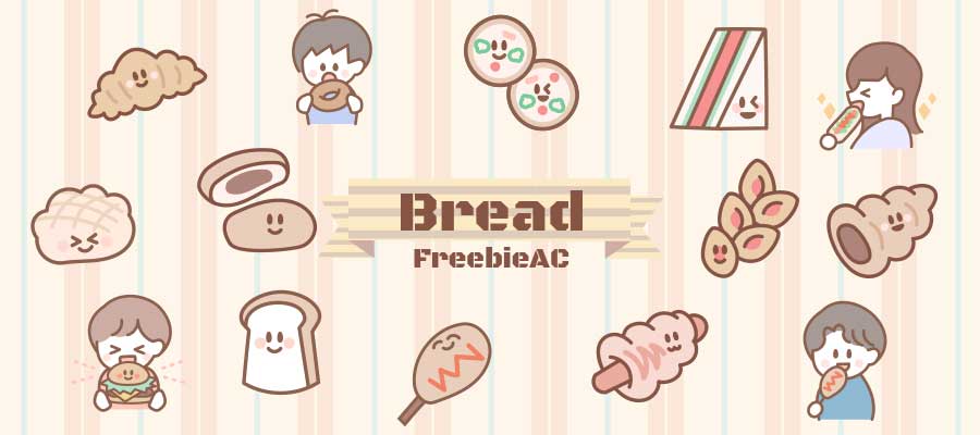 Loose bread illustration