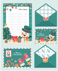 Christmas message card illustration collection vol.2
