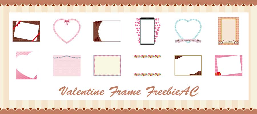 valentine frame illustration