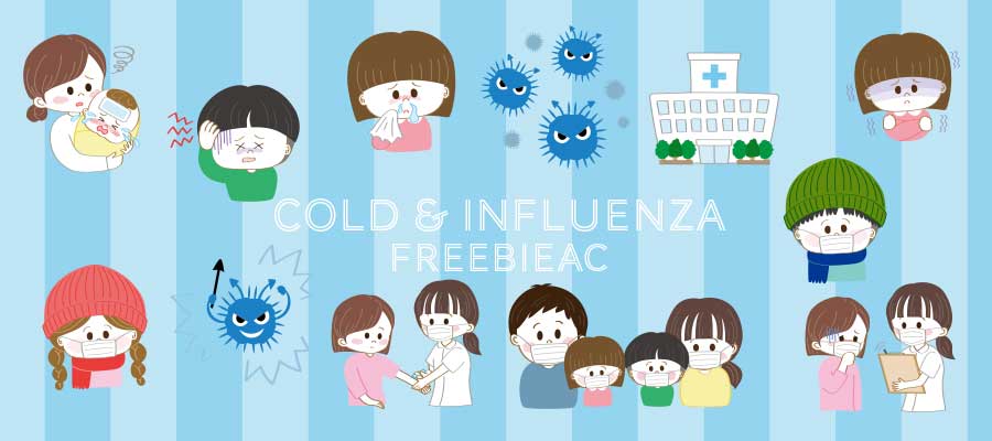 Cold/flu illustration collection