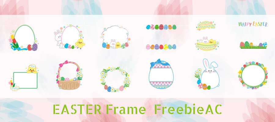 easter frame illustration