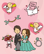 婚禮插畫vol.3