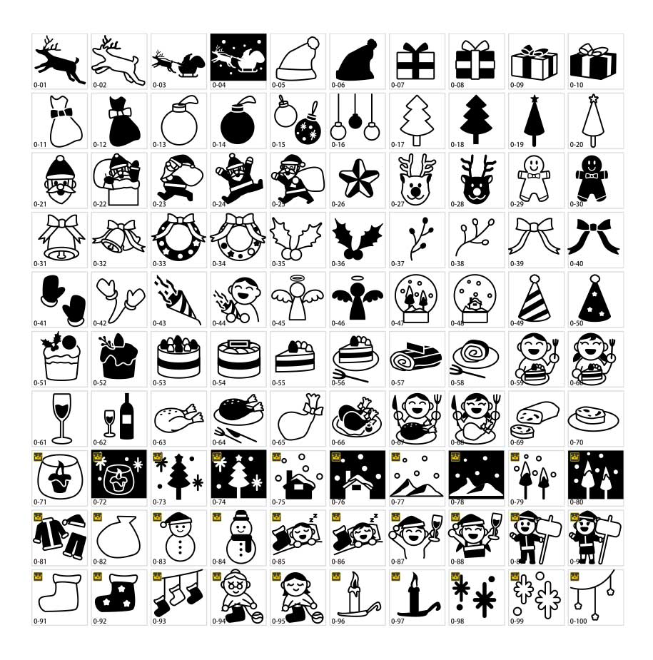 Christmas silhouettes_vol.3