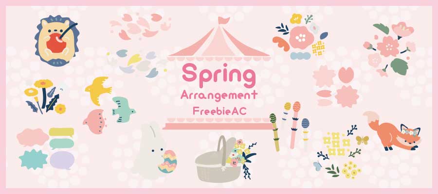 Hình minh họa trang trí mùa xuân