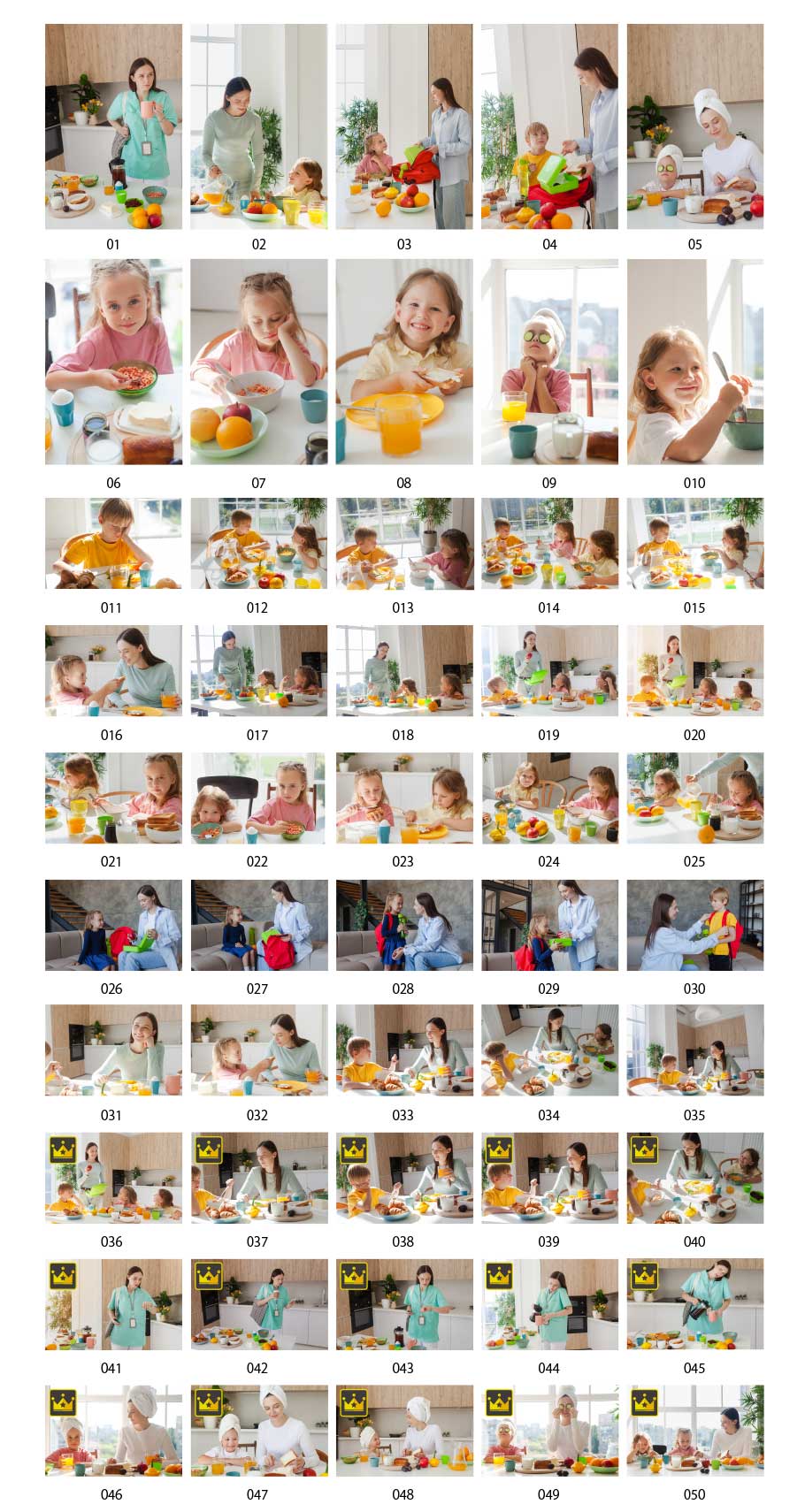 朝食の風景の写真