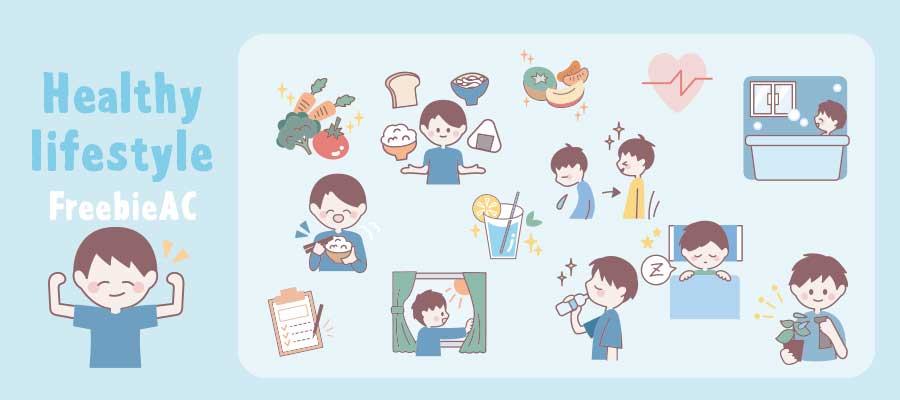 2026_038_健康的なライフスタイルのイラスト