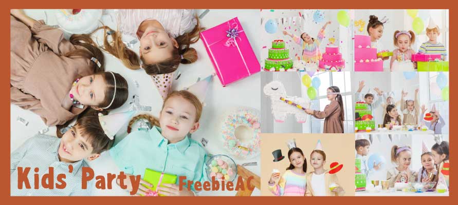 子供たちのパーティーの写真