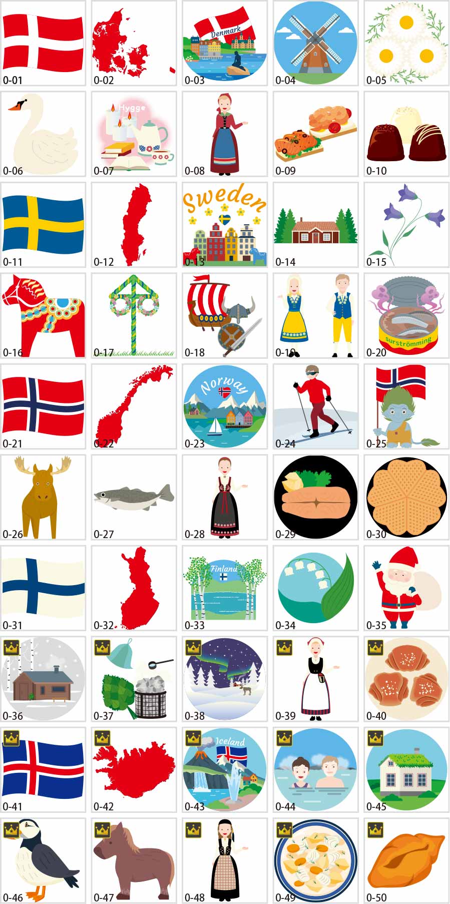 Nordic illustrations