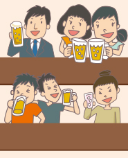 Tài liệu minh họa cho bữa tiệc uống