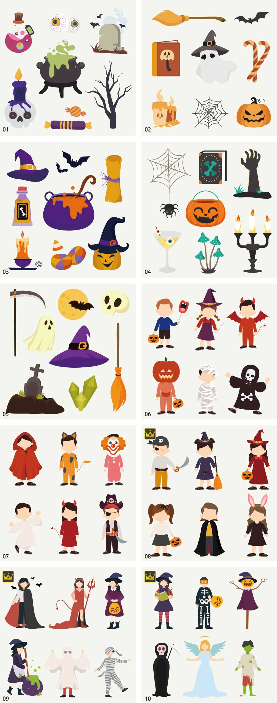 Halloween illustration collection vol.3