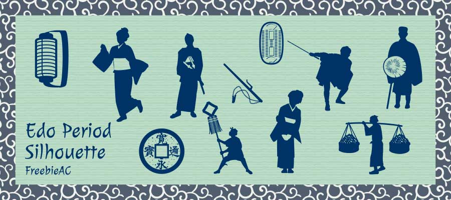 Edo period silhouettes