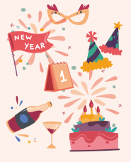 New Year Illustration Collection