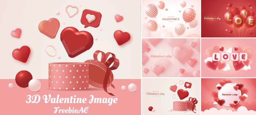 Hình ảnh - Hình nền Valentine 3D