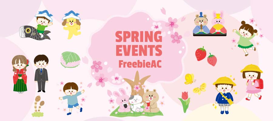 Spring event illustration
