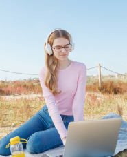 photo of female college student