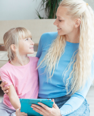 mom and daughter photo