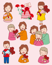 Mother's Day illustration vol.7