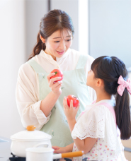 母と娘の写真